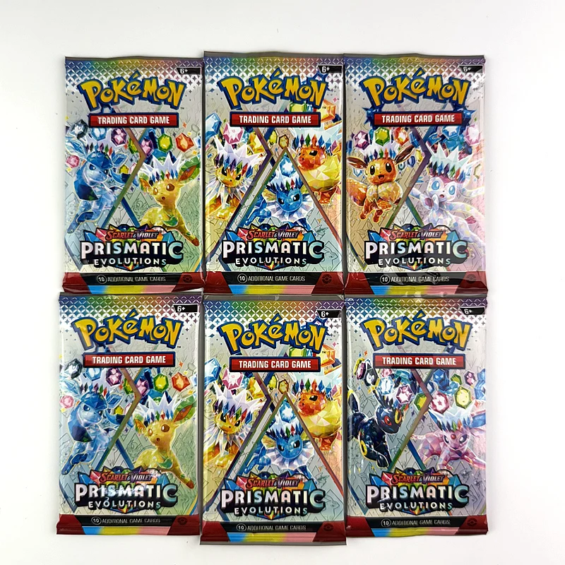10/20 szt. Karty Pokemon Prismatic 151 Evolutions Angielskie Booster Battle Pokemon Gra Karciana Karty Kolekcjonerskie