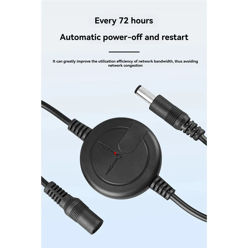

FORW-DC5V-15V Router Reset Rebooter 72 Hours Automatic Restart Cable For Wifi Bridge/Cat/Router/Repeater Rebooter