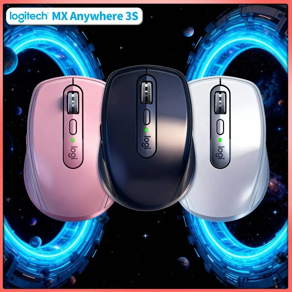 Office MX Anywhere 3S - 8000 DPI, 3-Device Bluetooth, Fast Charge, Perfect for Hardware Store Desk & Daily Routine Work