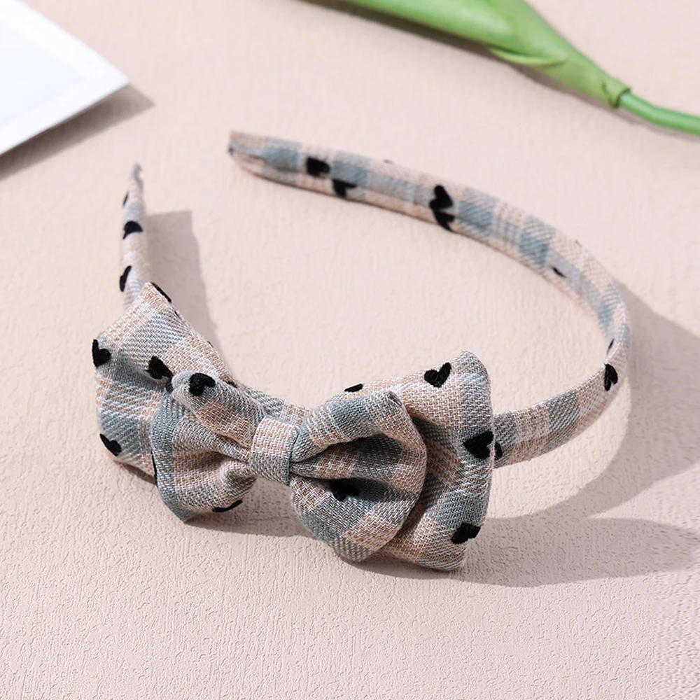 New Style Print Cute Bow Hair Hoop for Girls Baby Handmade Fabric Hair Hoop Headaband Kids Hairbands Children's Hair Accessories