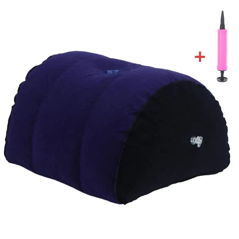 Inflatable Half Moon Support Pillow Inflatable Wedge Pillow Portable Inflatable Leg Elevation Cushion For Home Travel Relax