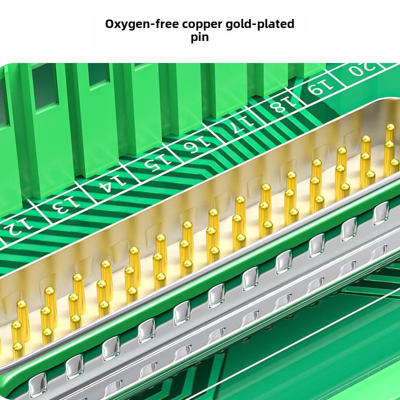Serial Port Relay Terminal Block Adapter Board 9-Pin DB9 DB15 DB25 DB37 Pin Automated Guide Rail Type for Electronics