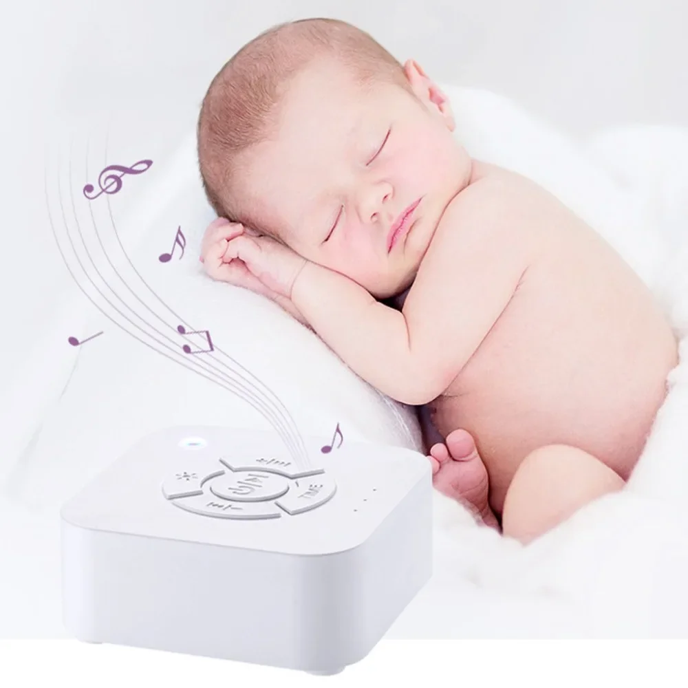 White Noise Machine USB Rechargeable - Sleep Sound Machine for Baby Adult Office Travel