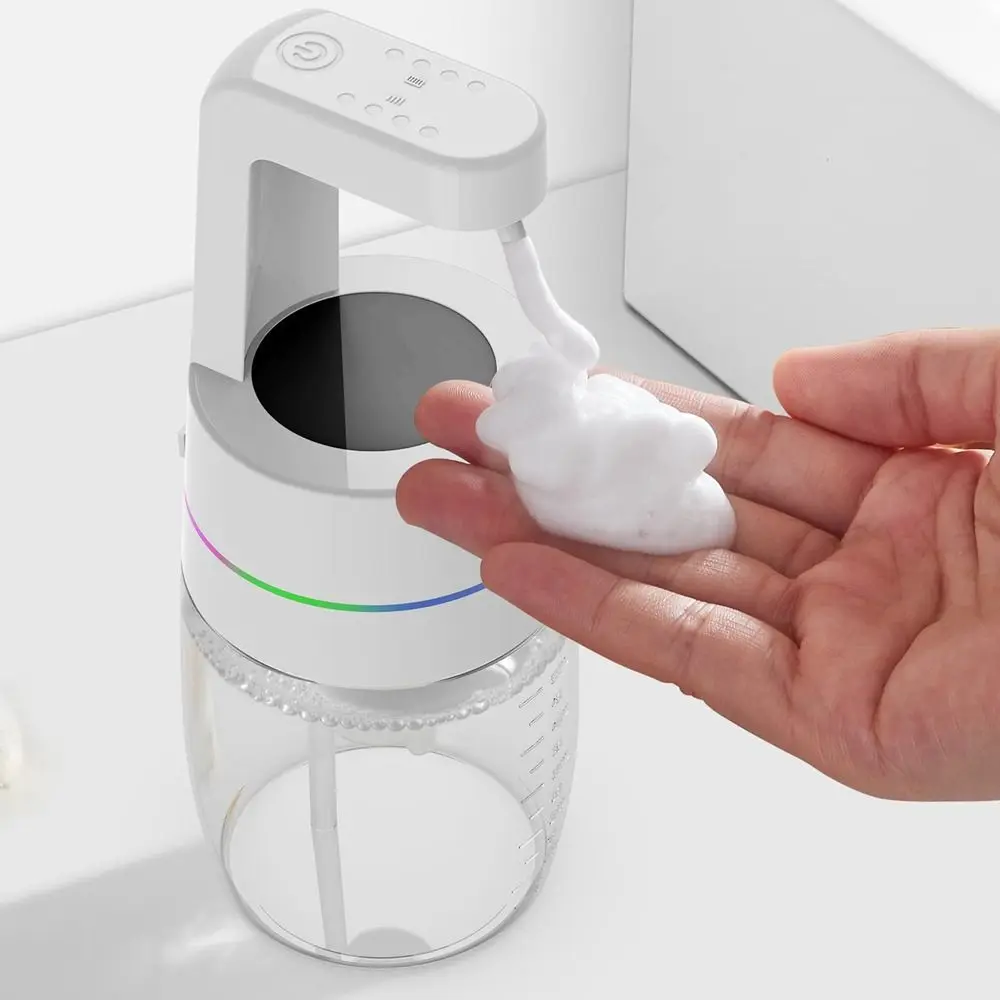 Automatic Sensor Smart Soap Dispensers Adjustable Levels Wall Mounted Lotion Dispensers Waterproof Large Capacity