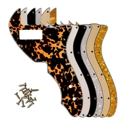 Feiman Custom Guitar Parts, 12 Hole Screws, US Tele 69, Thinline Mini Guitar Pickguard, Scratch Plate, Multiple Colors