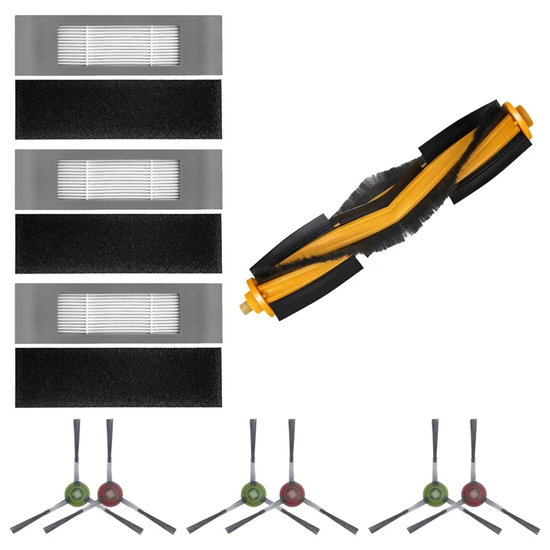 YCOC-For Ecovacs Deebot OZMO T8، T8+ قطع غيار روبوت المكنسة الكهربائية فرشاة جانبية رئيسية ملحقات فلتر Hepa