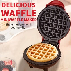 Electric Mini Waffles Maker Machine Kitchen Cooking Appliance for Kids Breakfast Dessert Pot Small Fried Eggs