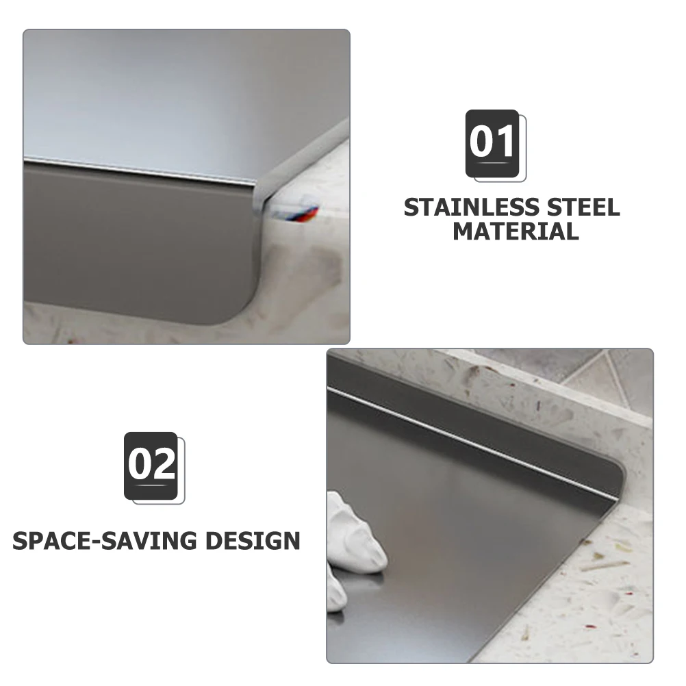 

Stainless Steel Cutting Food Grade Kitchen Countertop Chopping Board For Meat Fruit Vegetable Double Sided Non-Stick