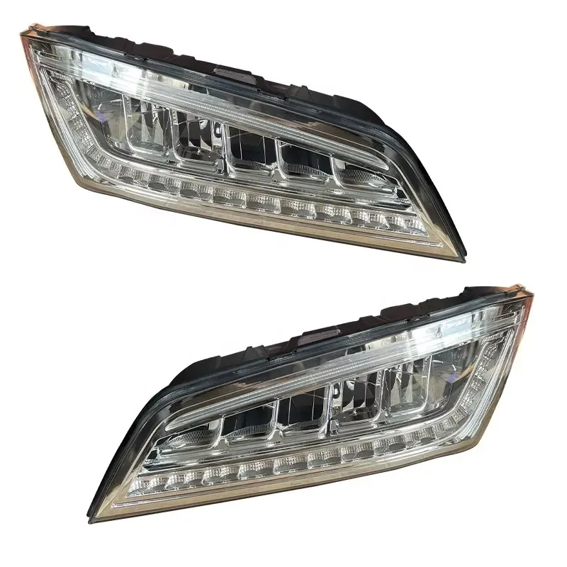 Hot Sale China Jiuqiang 24V LED Bus Headlamps 37NS1-72100 QA1953 QA1954 Electric Adjustment New Bus Parts Higher Combination