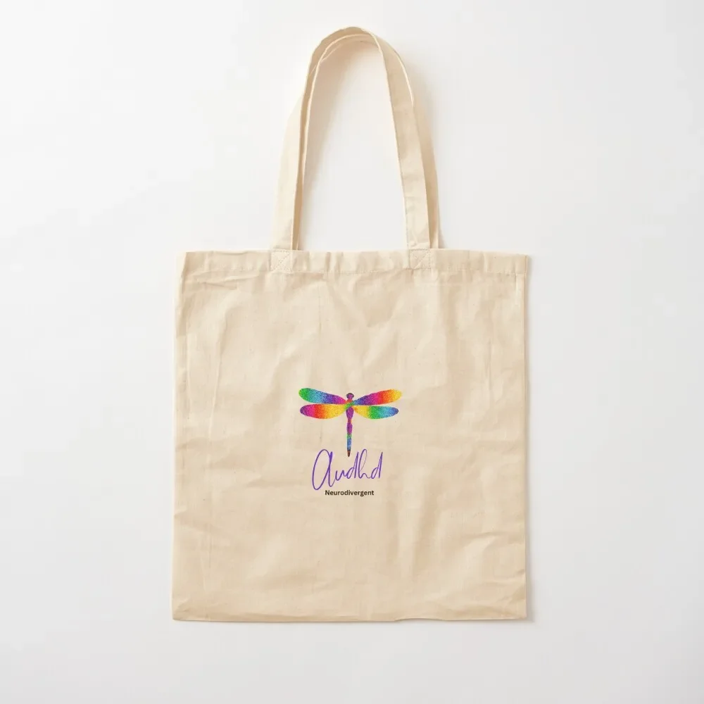 

Audhd rainbow dragonfly Tote Bag tote bag screen Shopper bag