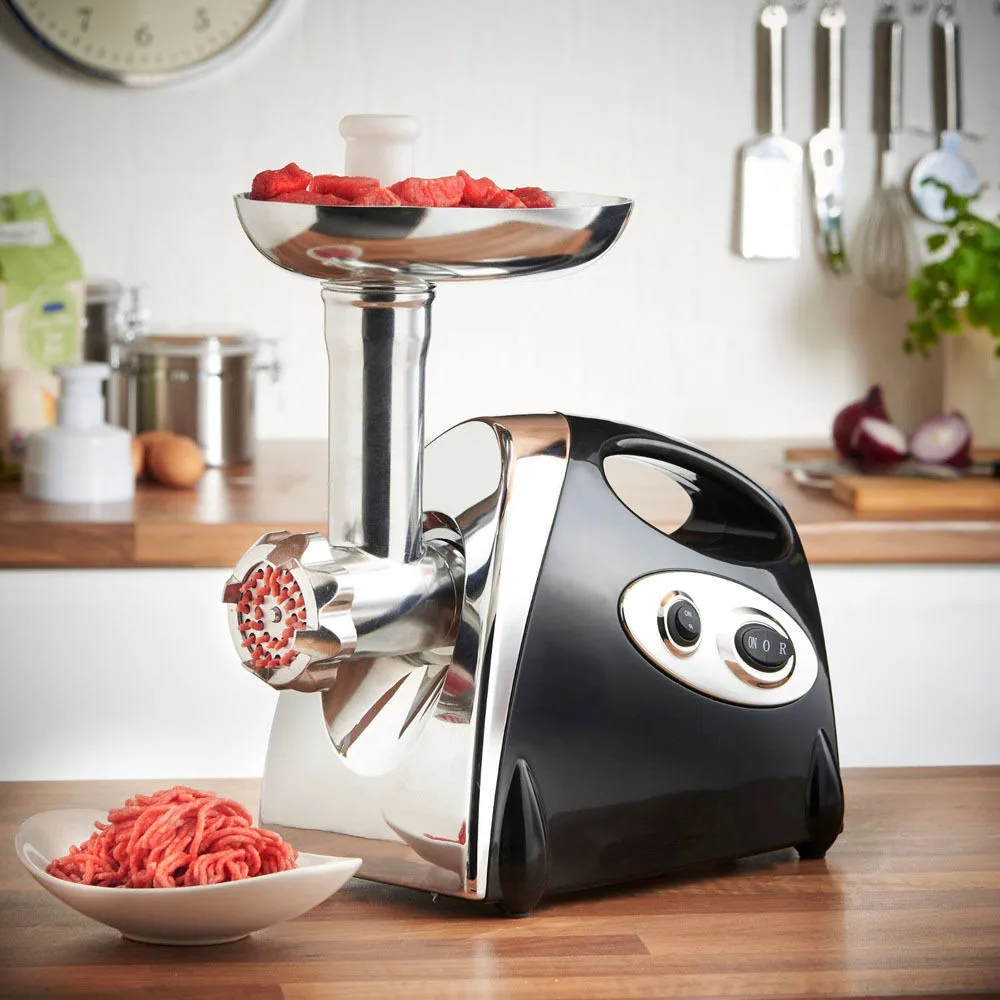 800W Electric Meat Mincer Grinder Stainless Steel Sausage Filler Machine Sausage Stuffer Garlic Chili Chopper Black/White/Red