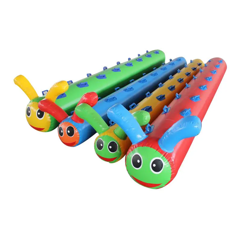 

Fun Sports Inflatable Caterpillar Cooperative Race Walking Game Kindergarten Body Intelligent Parent-Child Props