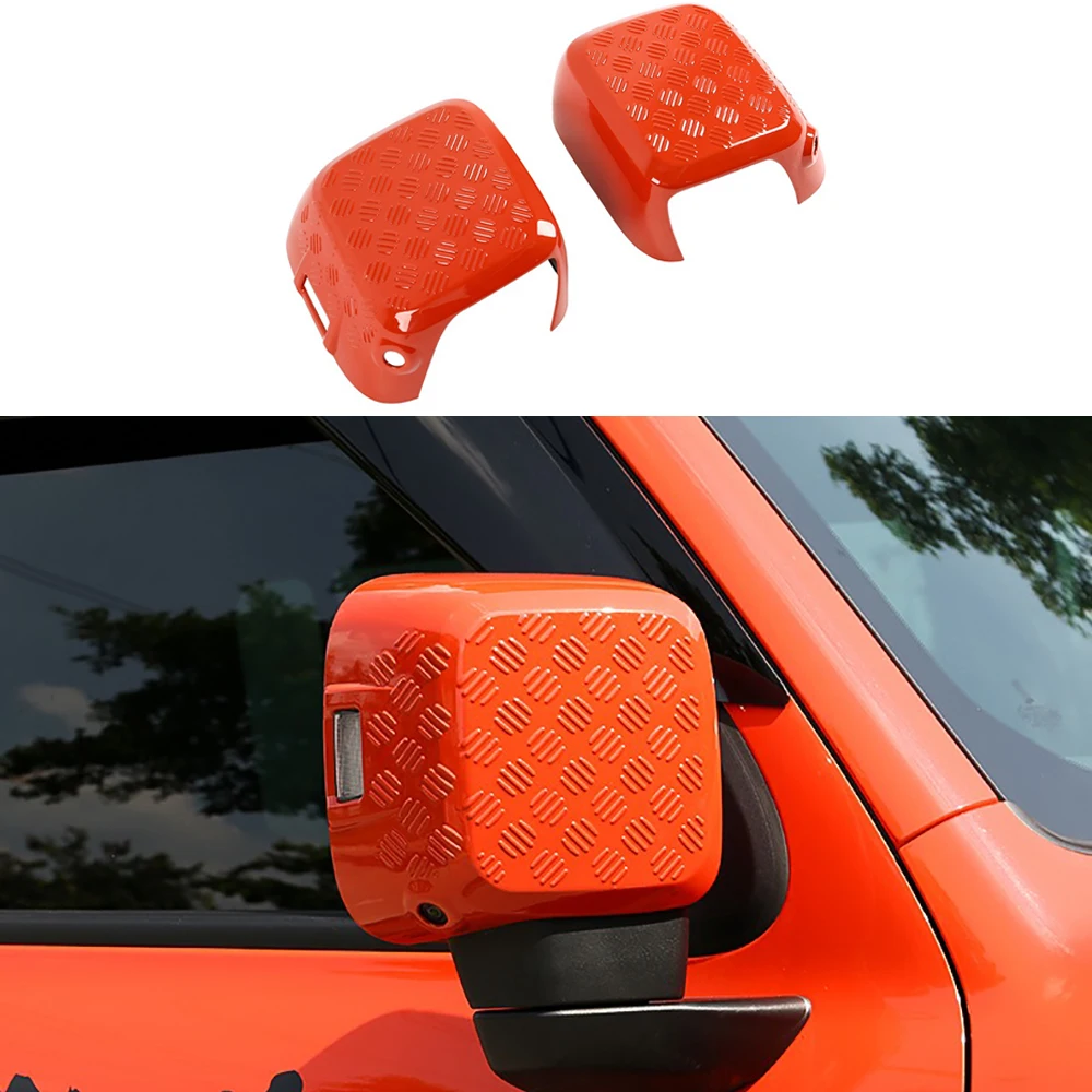 

ABS Rear View Mirror Cover Reverse Mirror Shell Protective Cover Body Exterior Decoration Sticker For Tank 300 2021-2024