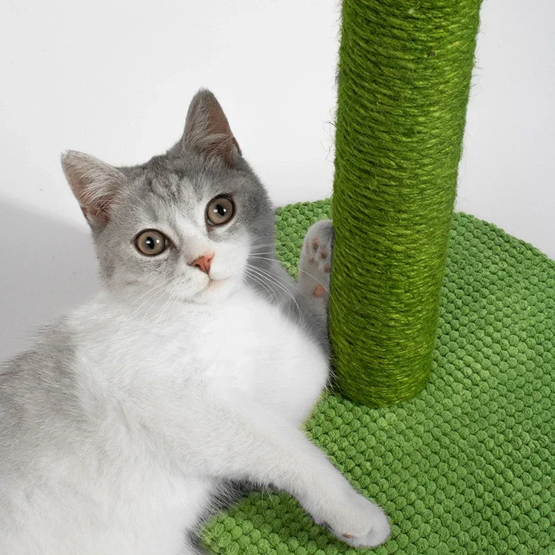 Cactus Cat Scratching Post Detachable Cat Scratcher Sisal Pet Climbing for Cats Funny Kitten Scratching Tree Pet Cat Accessories