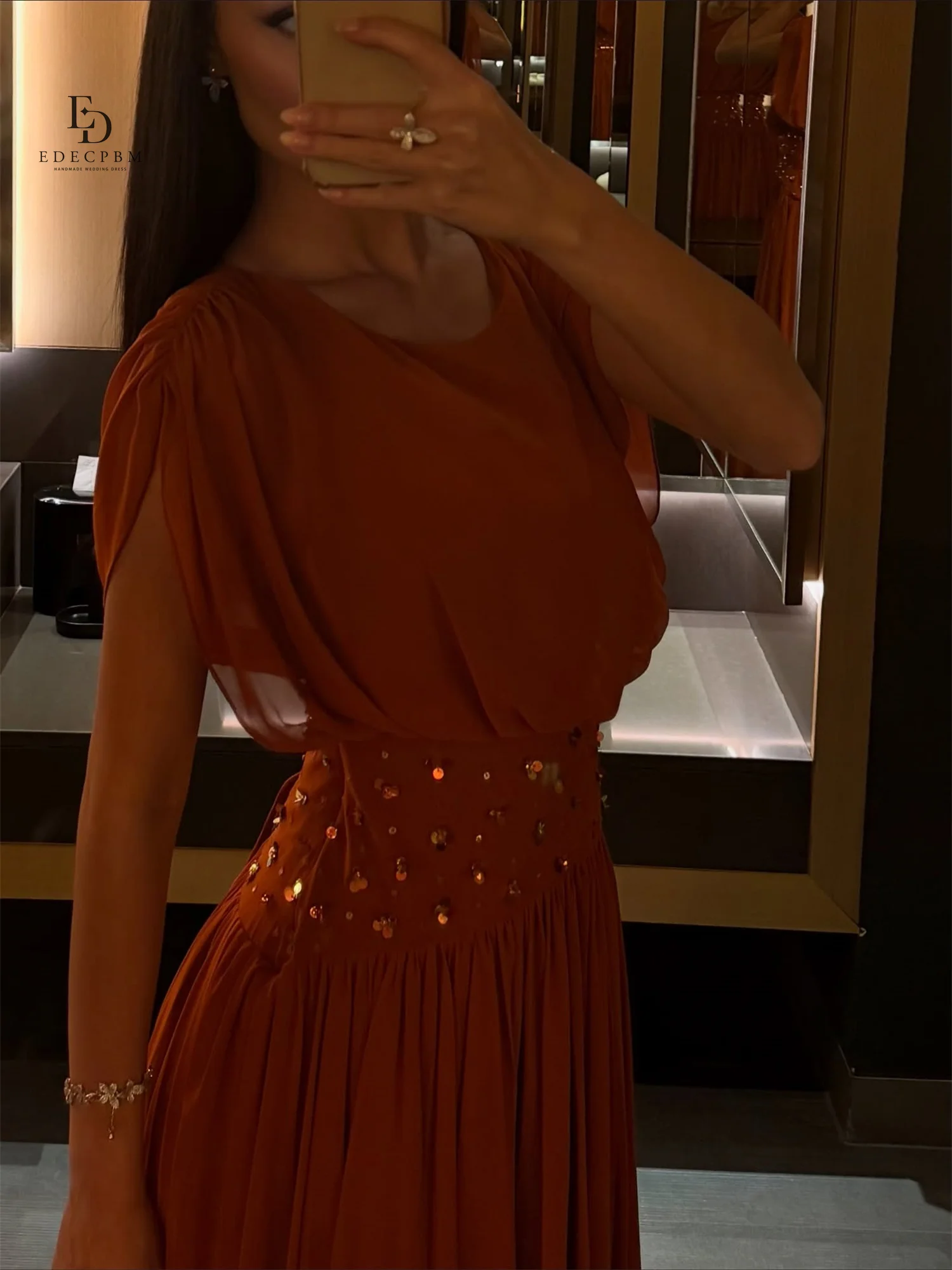 EDECPBM Abito da sera da donna a sirena فساتrapbooking HüAbiti da donna eleganti per la festa nuziale Abiti da festa Bourgogne personalizzato