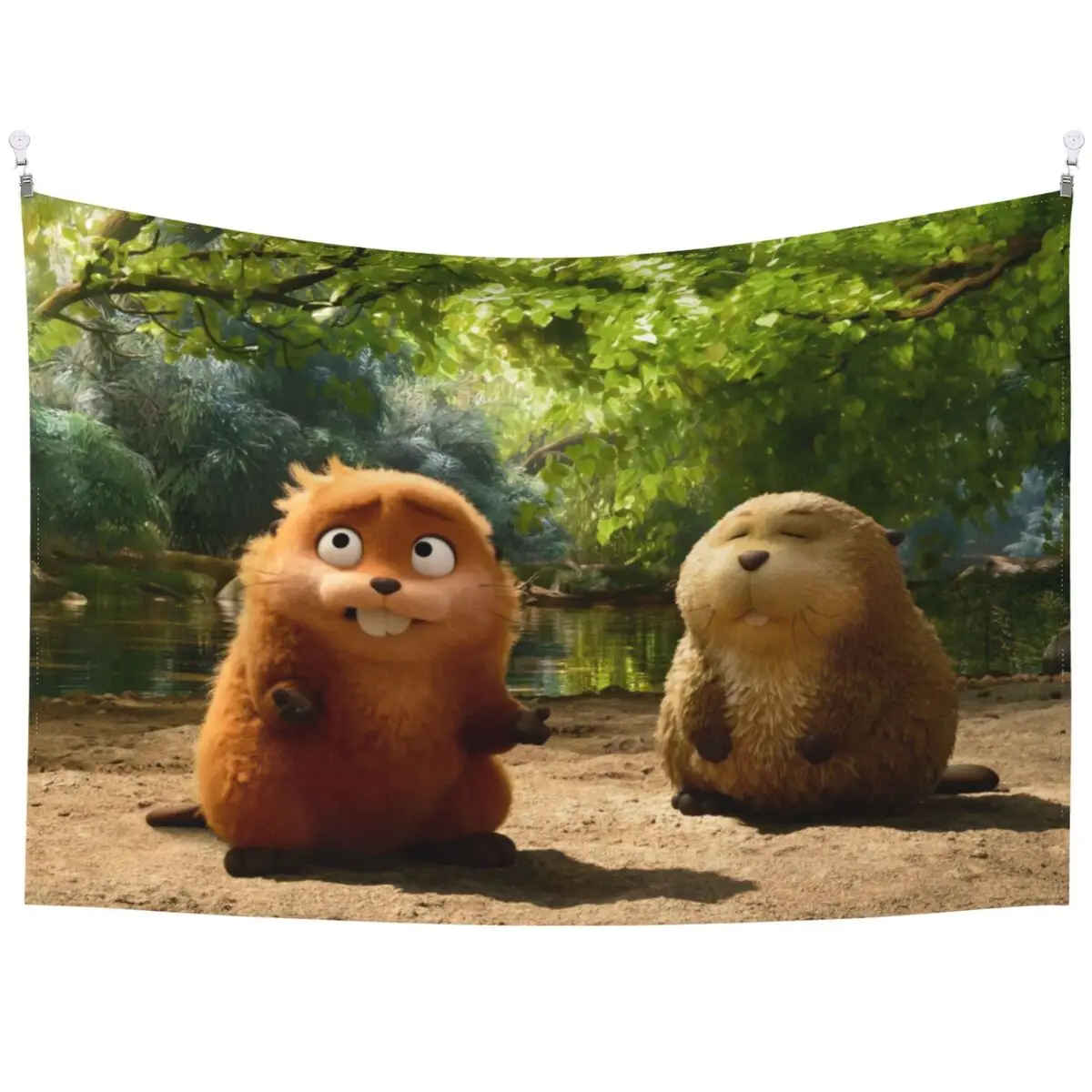 

Hoppers Cute Animal Movie Tapestry Funny Background Cloth Wall Art Hanging Printed Design Living Room Bedroom Decor Blanket