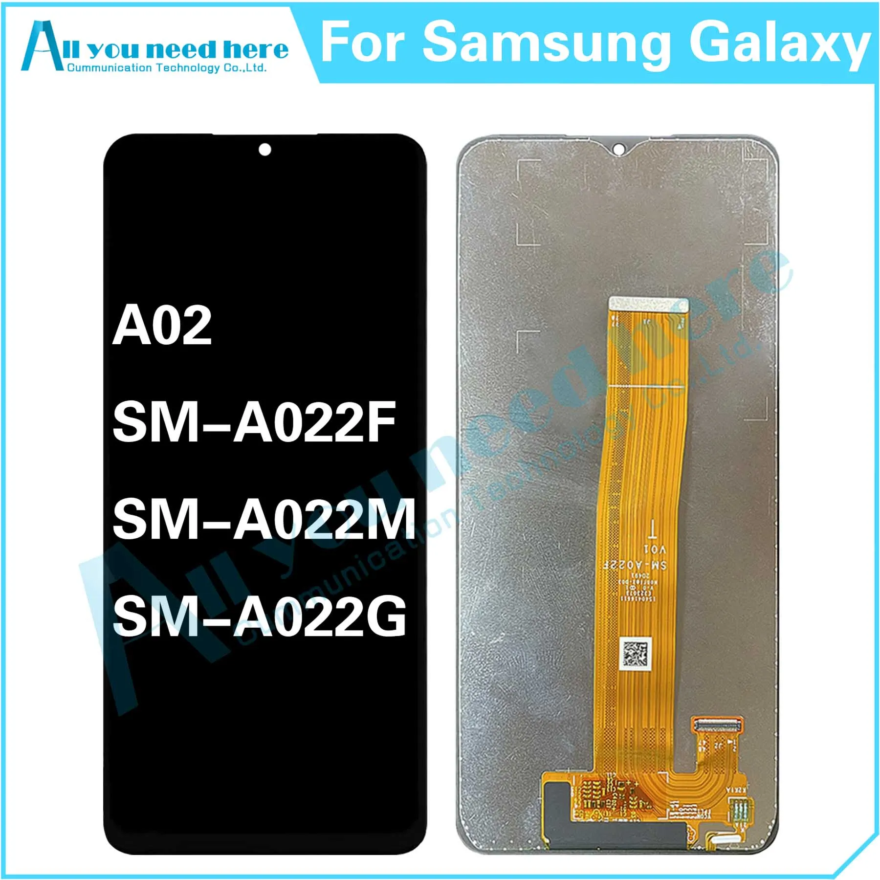 

100% Test For Samsung Galaxy A02 SM-A022 A022F A022M A022G A022 LCD Display Touch Screen Digitizer Assembly Parts Replacement