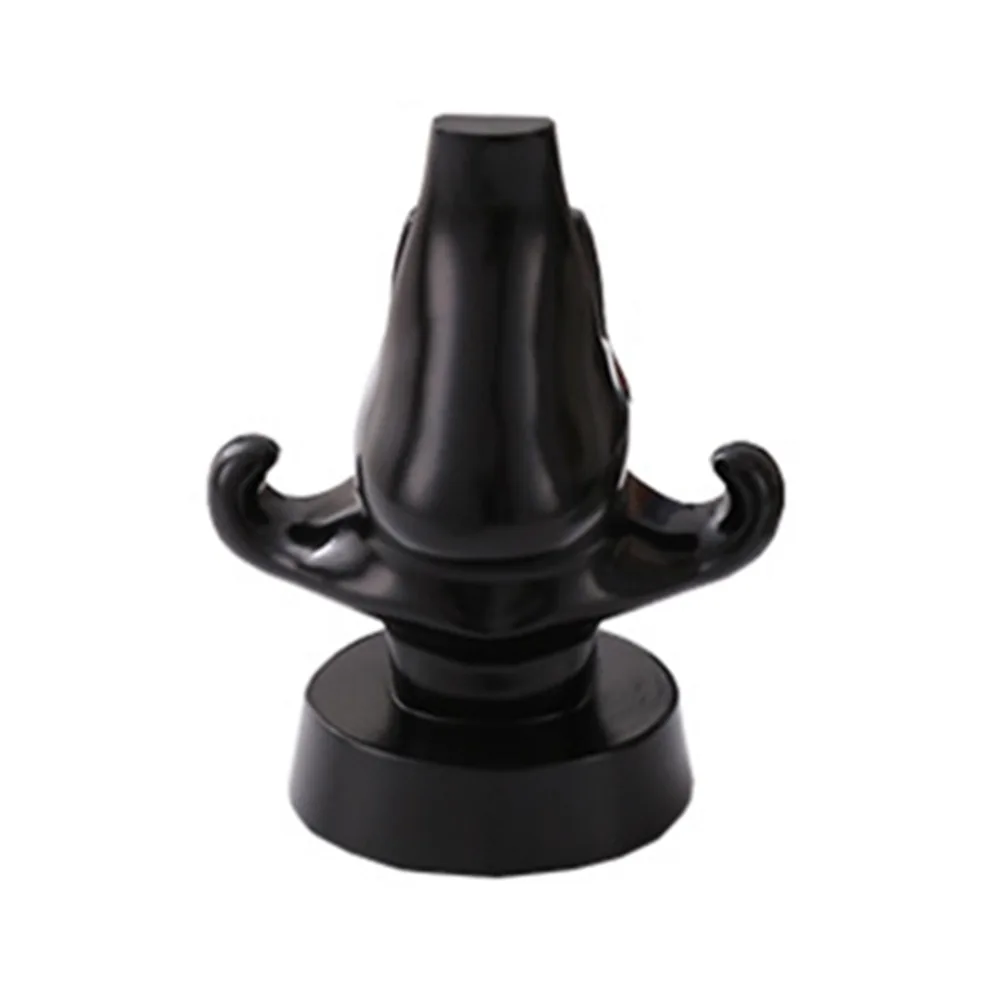 

Creative Eyeglasses Stand Funny Nose Shape Desktop Glasses Holder Universal Anti-slip Nose Resin Sculpture Nightstand Use