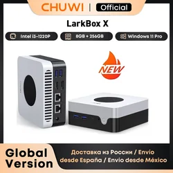 CHUWI LarkBox X Mini PC 8GB RAM 256GB SSD Intel i3-1220P UHD Graphics for 12th Gen Intel Processors WiFi 6 Desktop Computer