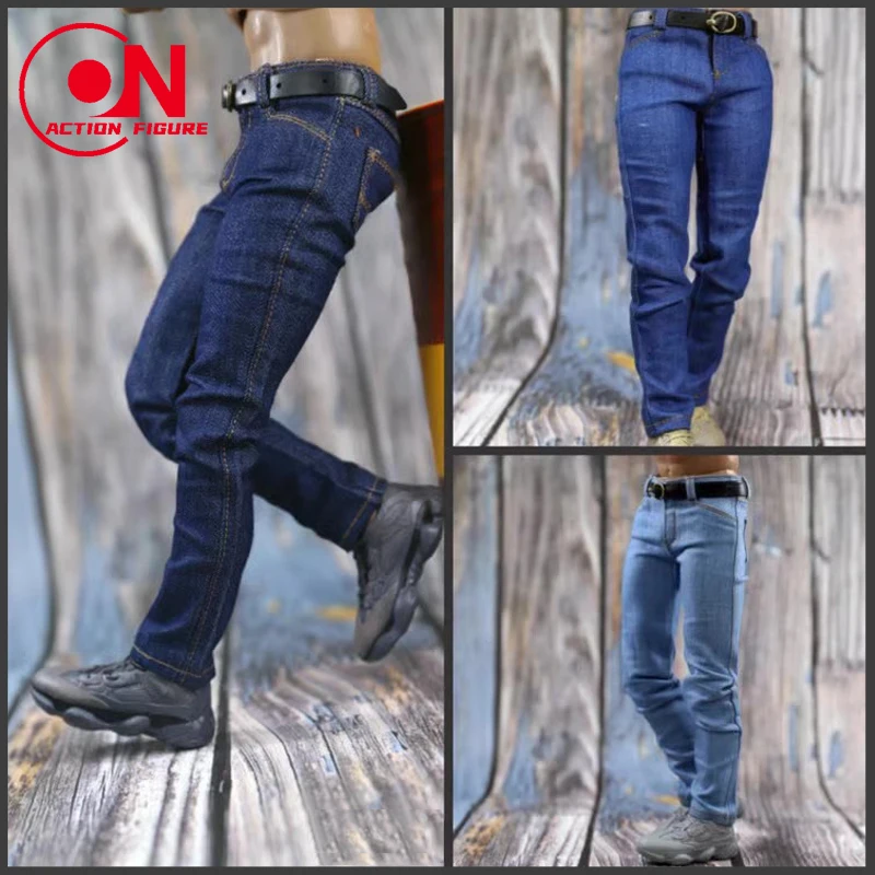 

ACNTOYS ACN001 1/6 Scale Male Slim Jeans Pants Trousers Clothes Model Fit 12 inch Soldier Action Figure Body Dolls Toy