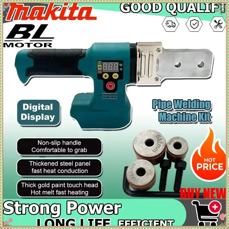 

Makita Electric Pipe Welding Machine Cordless Fuser PPR PE Soldering Iron Plastic Tube PP Heating Hot Melt For Makita Battery