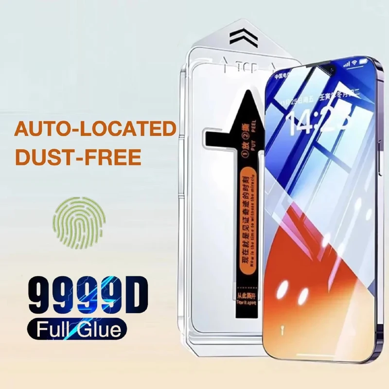 2PCS Dust Free Installation Screen Protector for Vivo Y03t Y18i Y19s Y17s Y36 Y38 Y16 Y28e Y27 Y29 4G 5G Tempered Glass Film