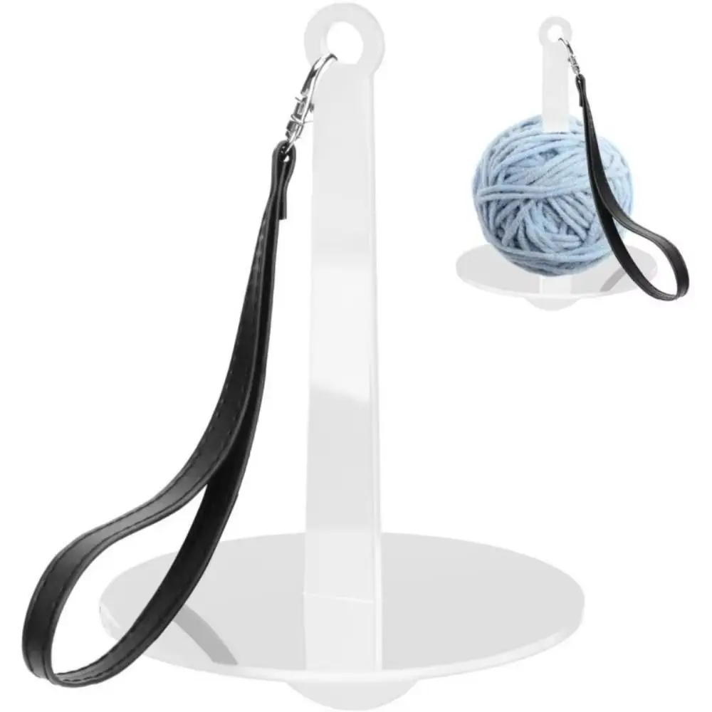 

С ремешком на запястье, держатель пряжи на запястье, портативный, предотвращает запутывание пряжи, катушка для шитья своими руками, съемная, простая сборка