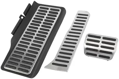 

3Pcs Stainless Steel Car Pedal Covers for VW Sagitar Jetta MK6 - Anti-Slip Brake & Accelerator Pads