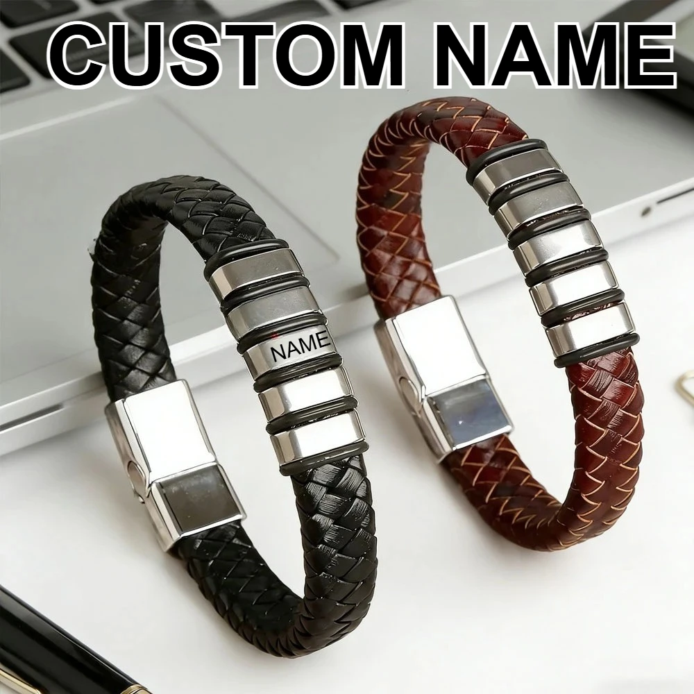 

Body Eliminates Static Electricity Winter Anti-Static Bracelet Custom Logo Leather Five Ring Static Eliminator Hand Chain Gift