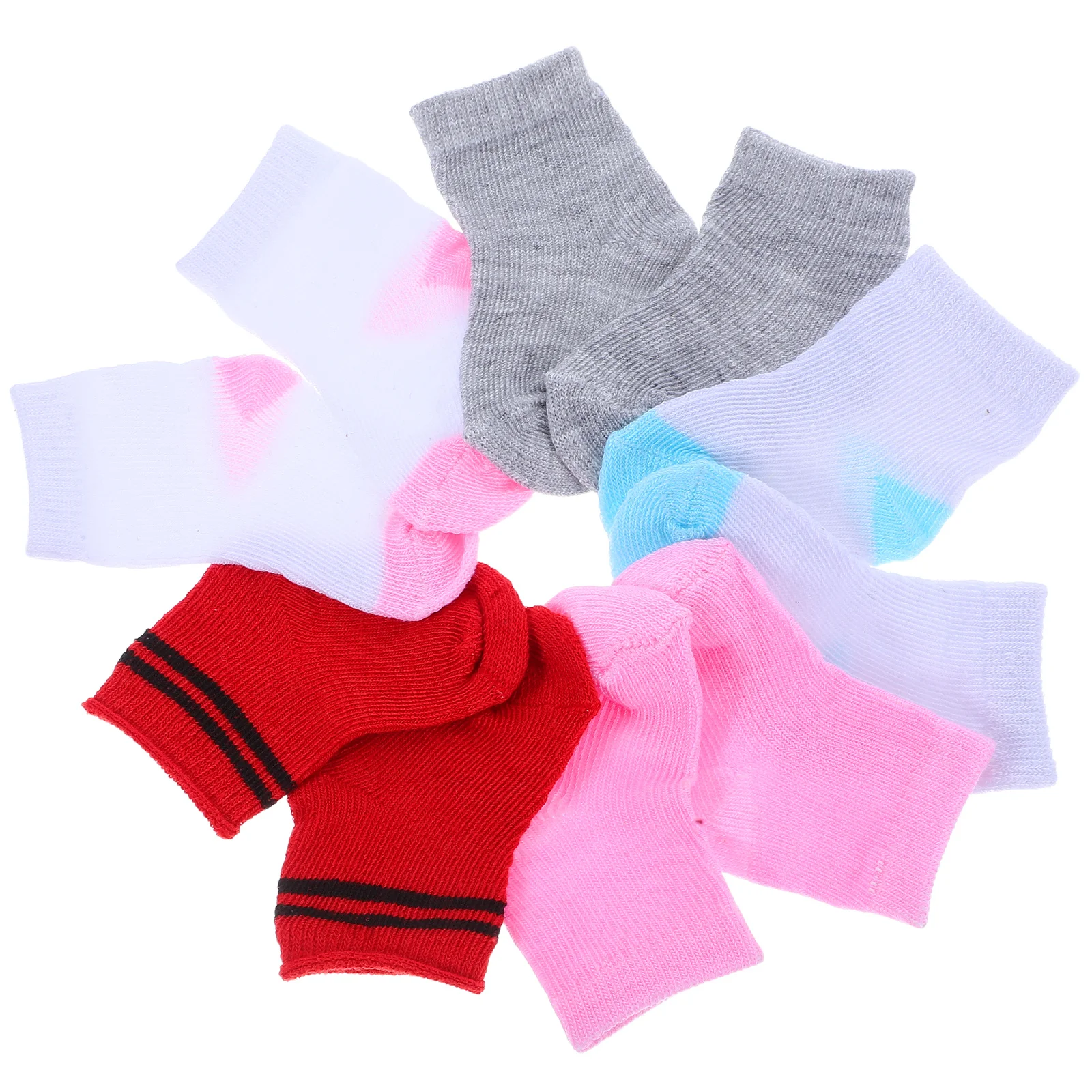 

Baby Socks Mini Accessories Multicolored 18 Inch Clothing For Creative Play Pretend Dress Up Sock Set