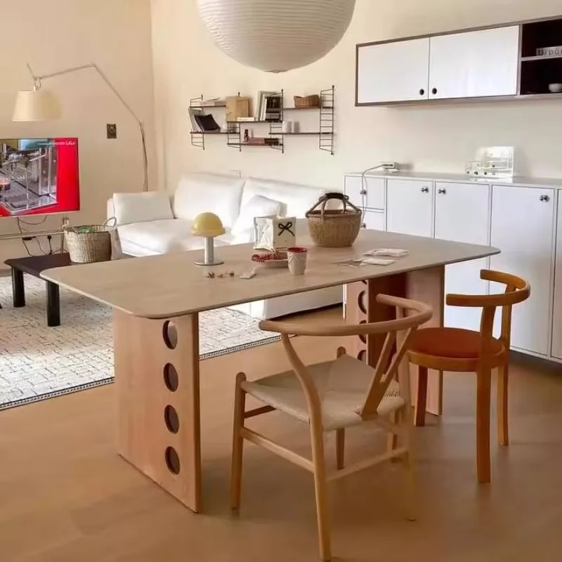 Italian Restaurant Dining Tables Square Nordic Luxury Kitchen Dining Tables Set Living Room Tavolo Pranzo Home Furniture