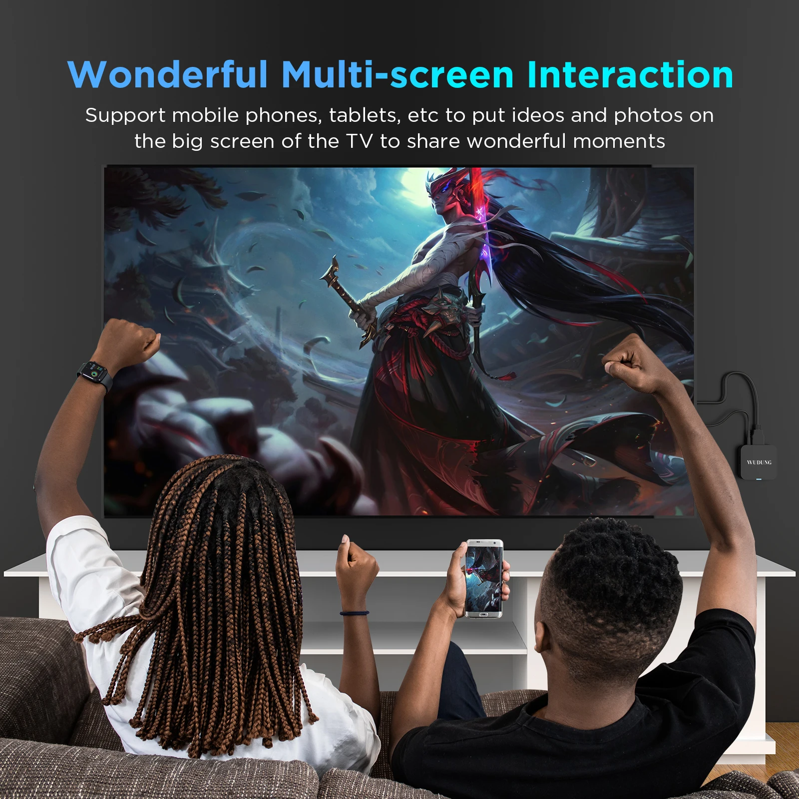 WUDUNG TX1 Mini Android 10 فك التشفير مشغل الوسائط Allwinner H313 2.4G Wifi 4K HD 2GB 16GB صندوق التلفزيون الذكي TV Stick رائجة البيع