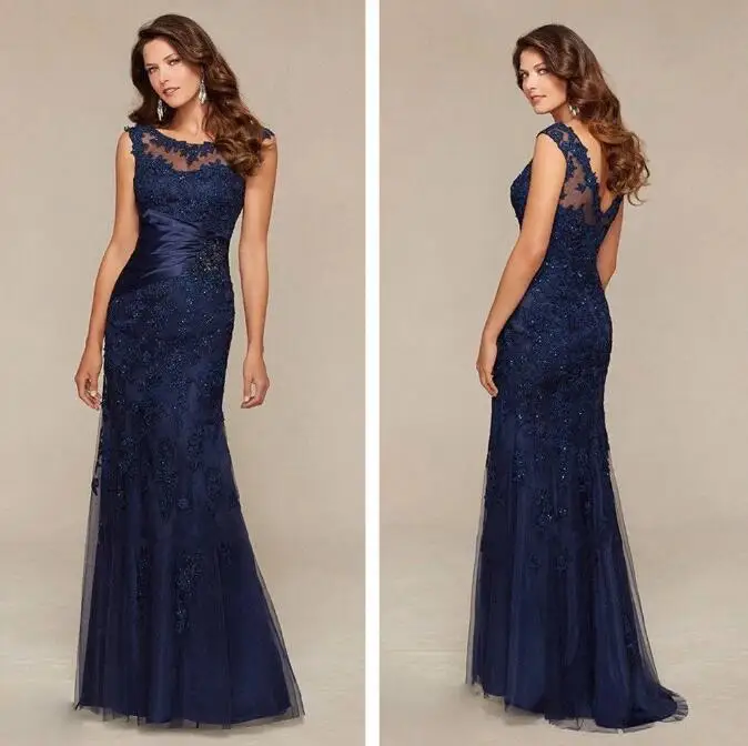 

Royal Blue 2022 Mother Of The Bride Dresses Mermaid Beaded Lace Groom Long Evening Dresses Mother Dresses For Wedding