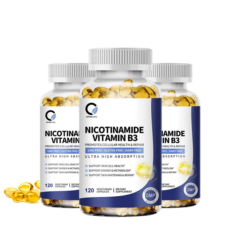 Nicotinamide Resveratrol 500MG, Whitening Skin & Anti-aging NAD Supplement, COQ10 50mg for Heart Health Antioxidant For Adults