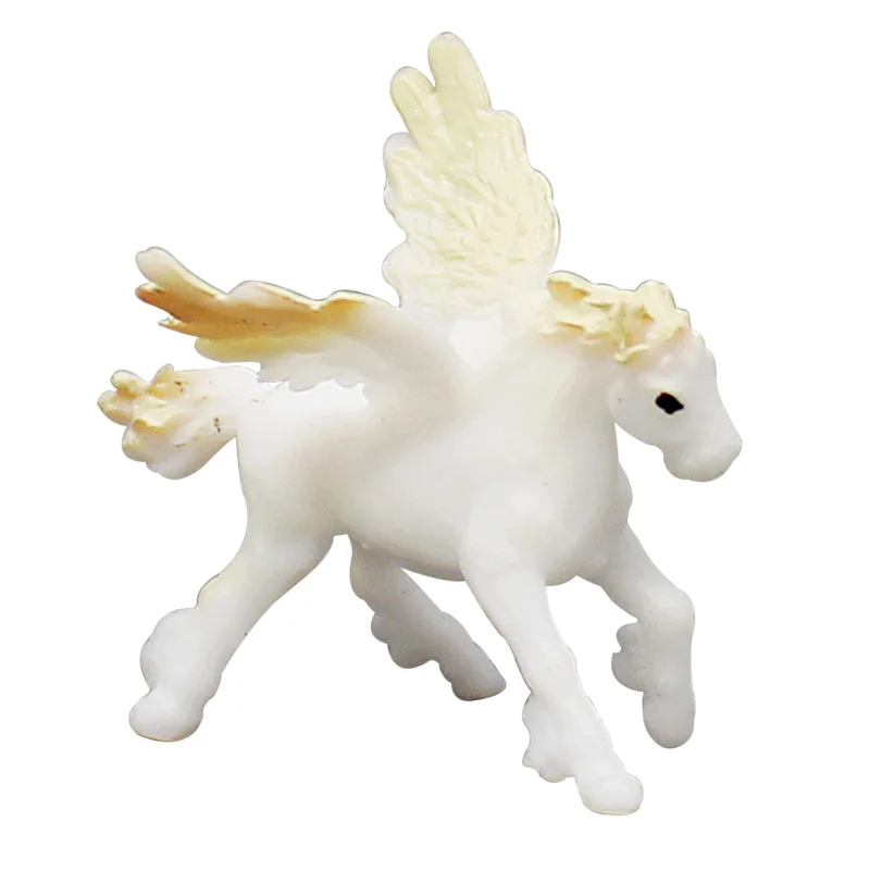 Miniatuur Fantasy Animal Action Figures Model DIY Handgemaakte materialen Eenhoorn Pegasus Desktop Miniatuur Ornament Accessoires Speelgoed
