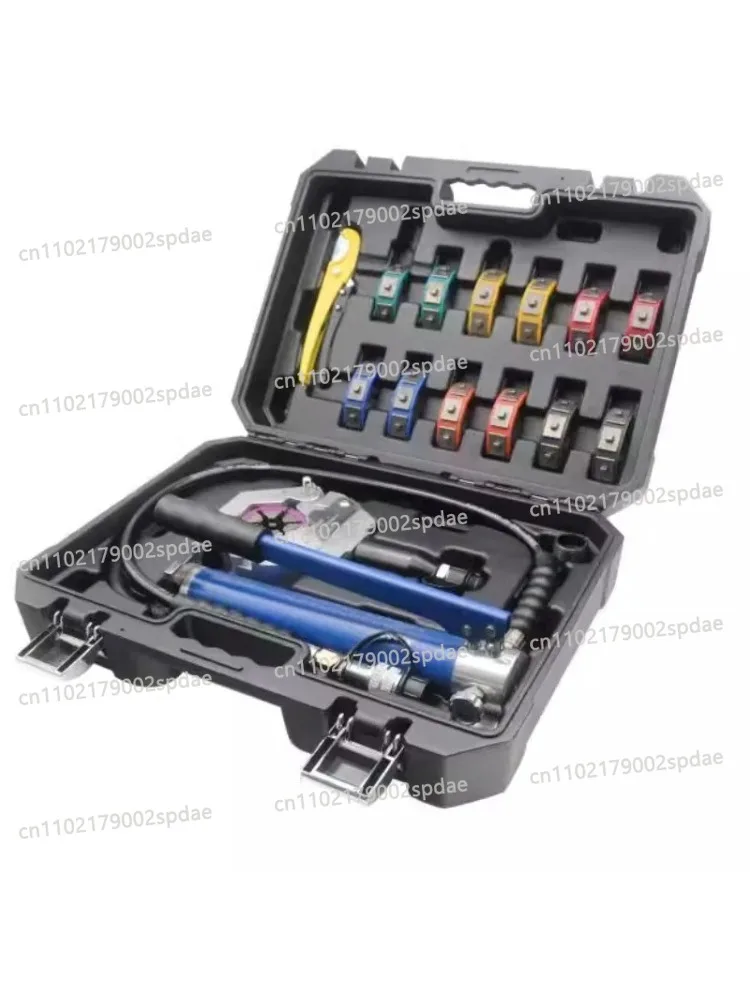 Suitable for Automotive Air Portable Pipe Press Automotive Air Conditioning Press Air Hose Riveter Crimping Clamp BeerPipe