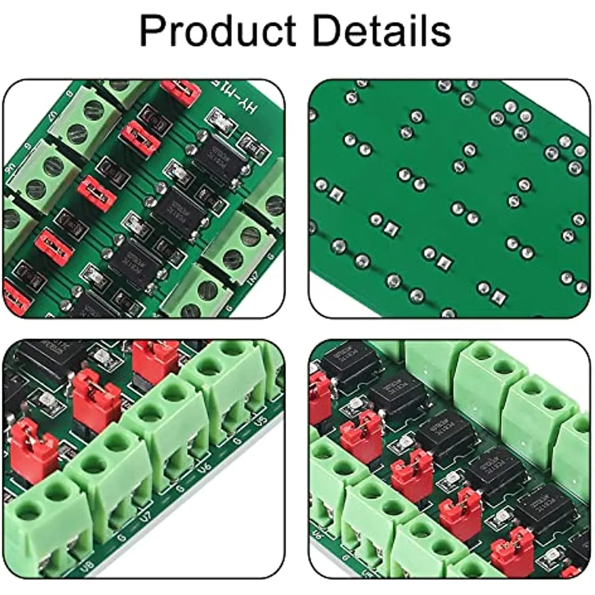 8CH Optocoupler PC817 8 Channel Isolation Board Voltage Converter Adapter Module 3.6-30V Driver Photoelectric Isolated Module