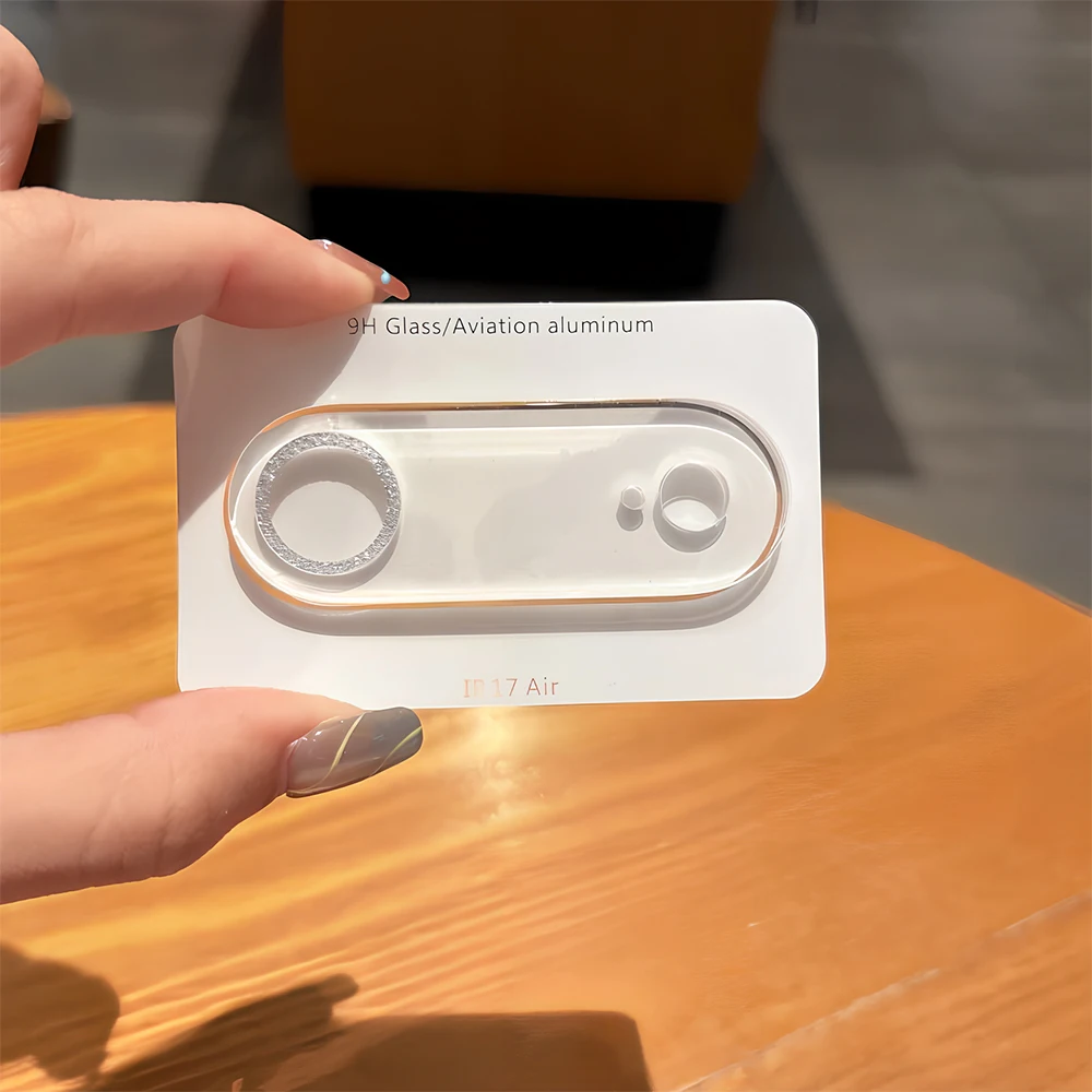 

Glitter Bling HD Back Camera Tempered Glass For iPhone 17 Pro Max 16 13 14 15 Pro Max Plus Rear Len Screen Protector Glass Film