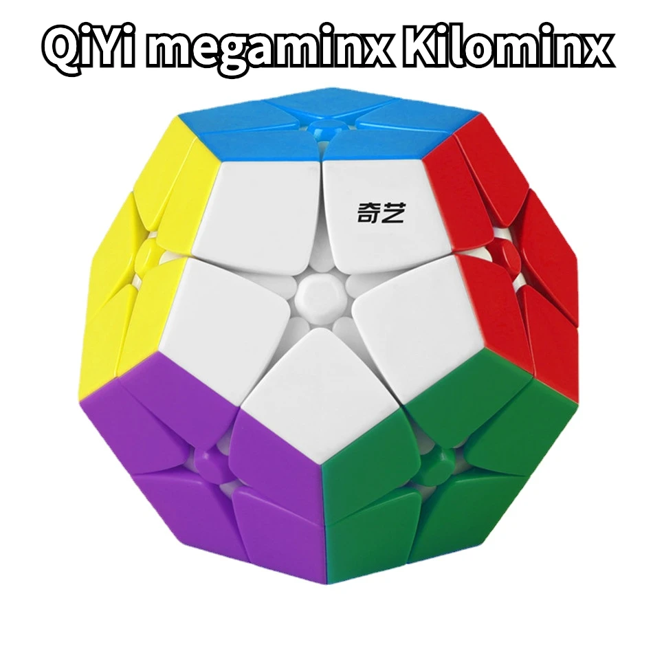 Funvineyin-Cube de Vitesse Magique Sans Autocollant, Jouets Fidget Professionnels, QiYi Megaminx, QiYi 2x2, 2x2, 3x3