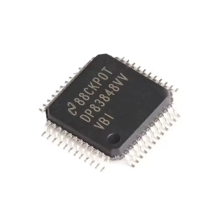 (10pcs/Bag) DP83848IVVX/NOPB Marking DP83848VV LQFP-48 Ethernet transceiver chip