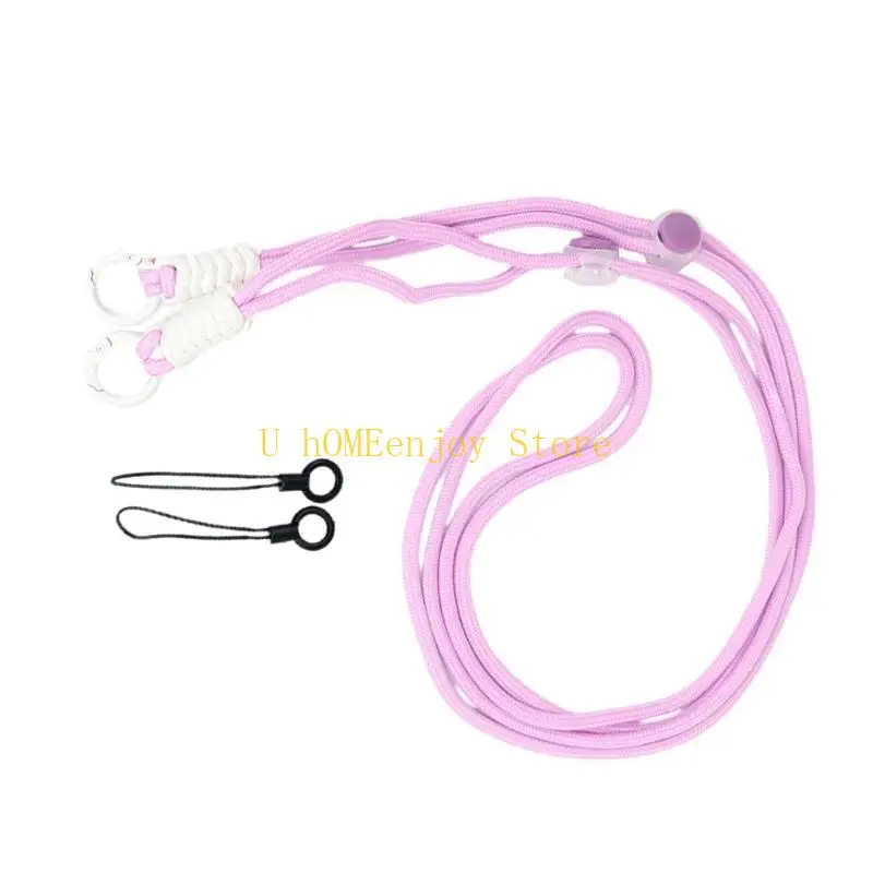 B0KF Versatile Braided Camera Neck Strap Multi-functional Sports Mounting Solution