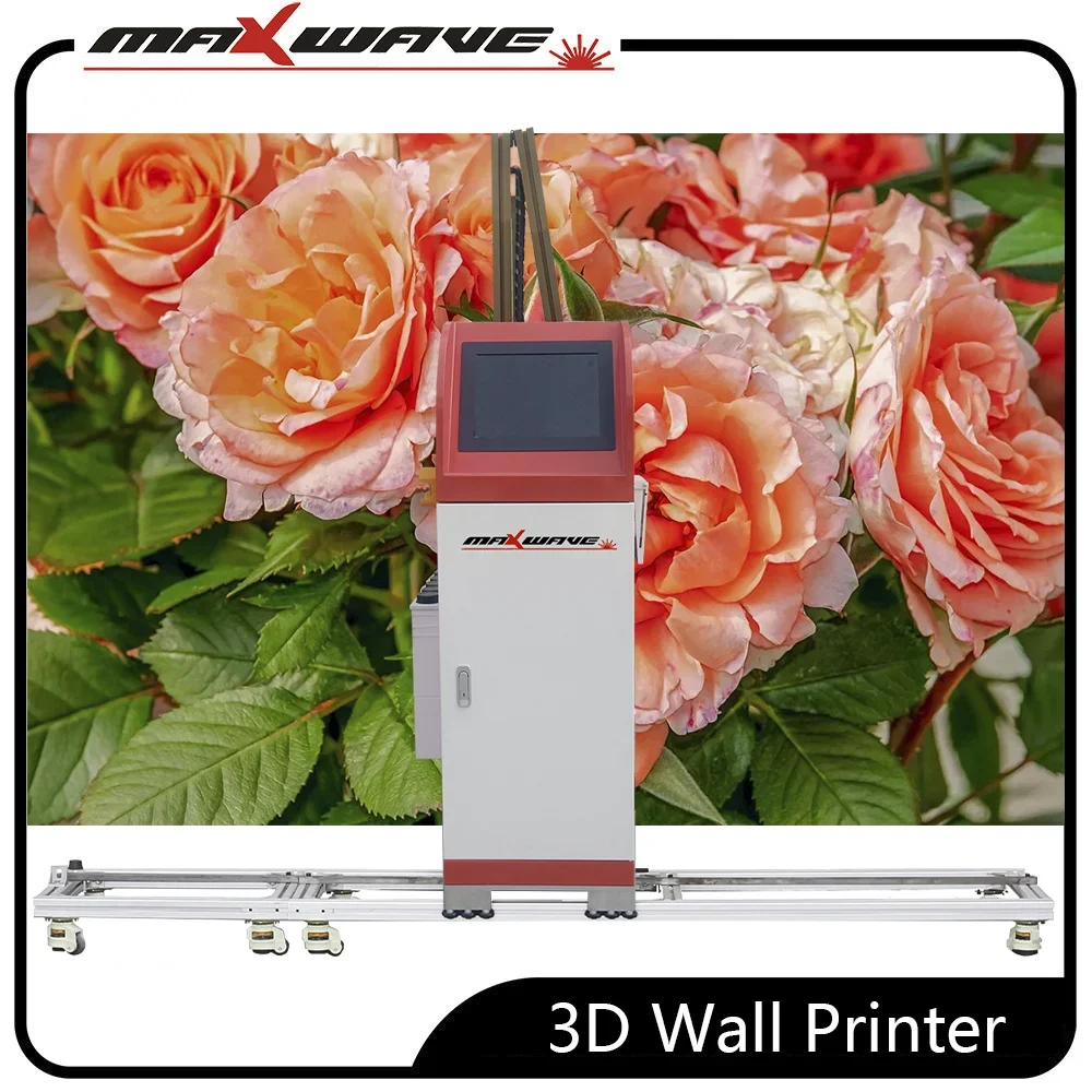 Papel Tapiz Para Pared Moderno Wall Printer Machine 3D Printer Tile UV Wand Inkjet Wall Painting Machine