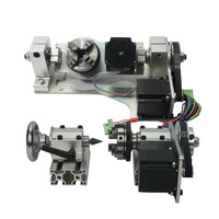 DIY 4th 5th Rotary Rotation Axis for Mini CNC Milling Engraving Machine Wood Lathe Router