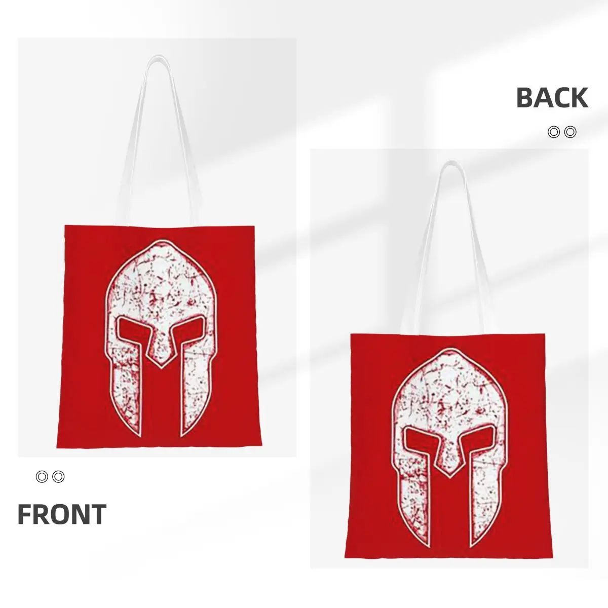 Spartan Race Sparta Spirit Shopping Bags Ladies Canvas The Tote Bag Foldable Women Shoulder Tote Travel Handbag