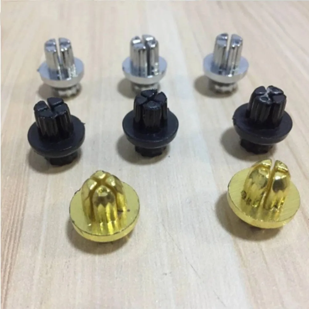 

1000pcs Aperture 8mm electroplated gold bright black modified wheel hub decorative rivet plastic wheel hub decorative rivet
