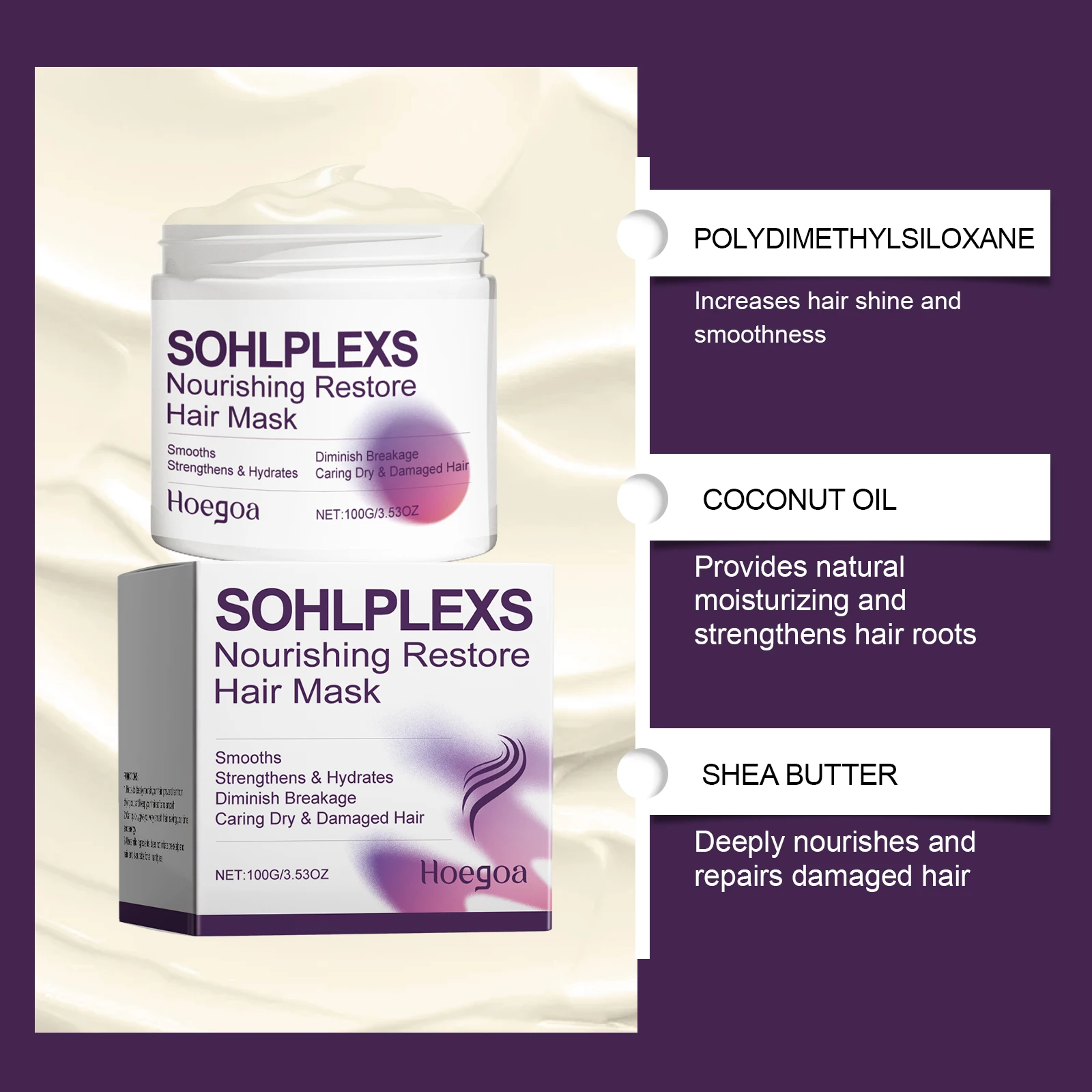 Maska keratynowa do włosów naprawiająca zniszczone, puszące się włosy, miękka, gładka, błyszcząca, nawilżająca, odżywiająca korzenie włosów, zapobiegająca łamaniu, pielęgnacja puszących się włosów.