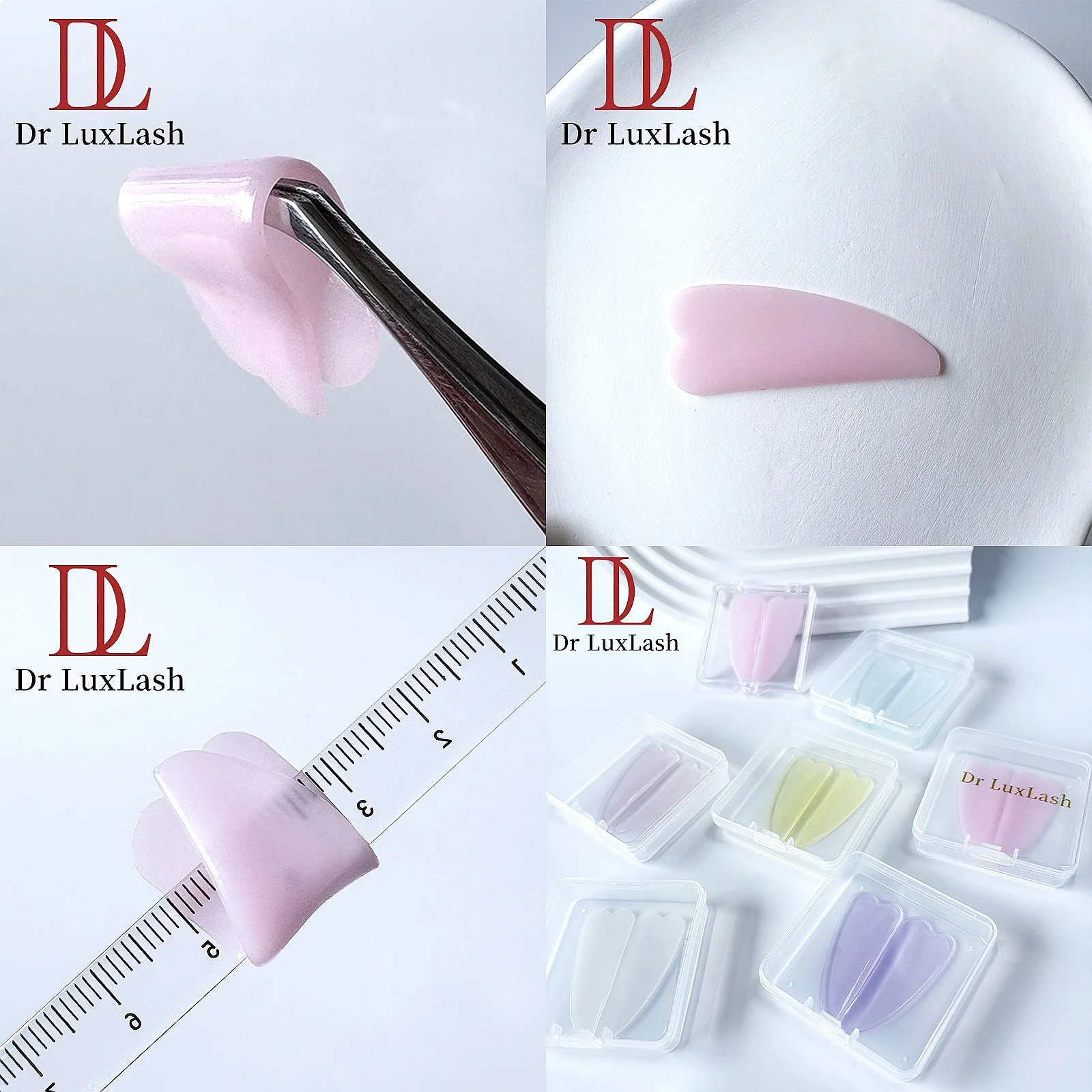 Super Soft And Sticky Lash Lift Flat Shield Step 1 Reusable Eyelash Lift Pads Rods Softening Pad Dyeing & Lengthening