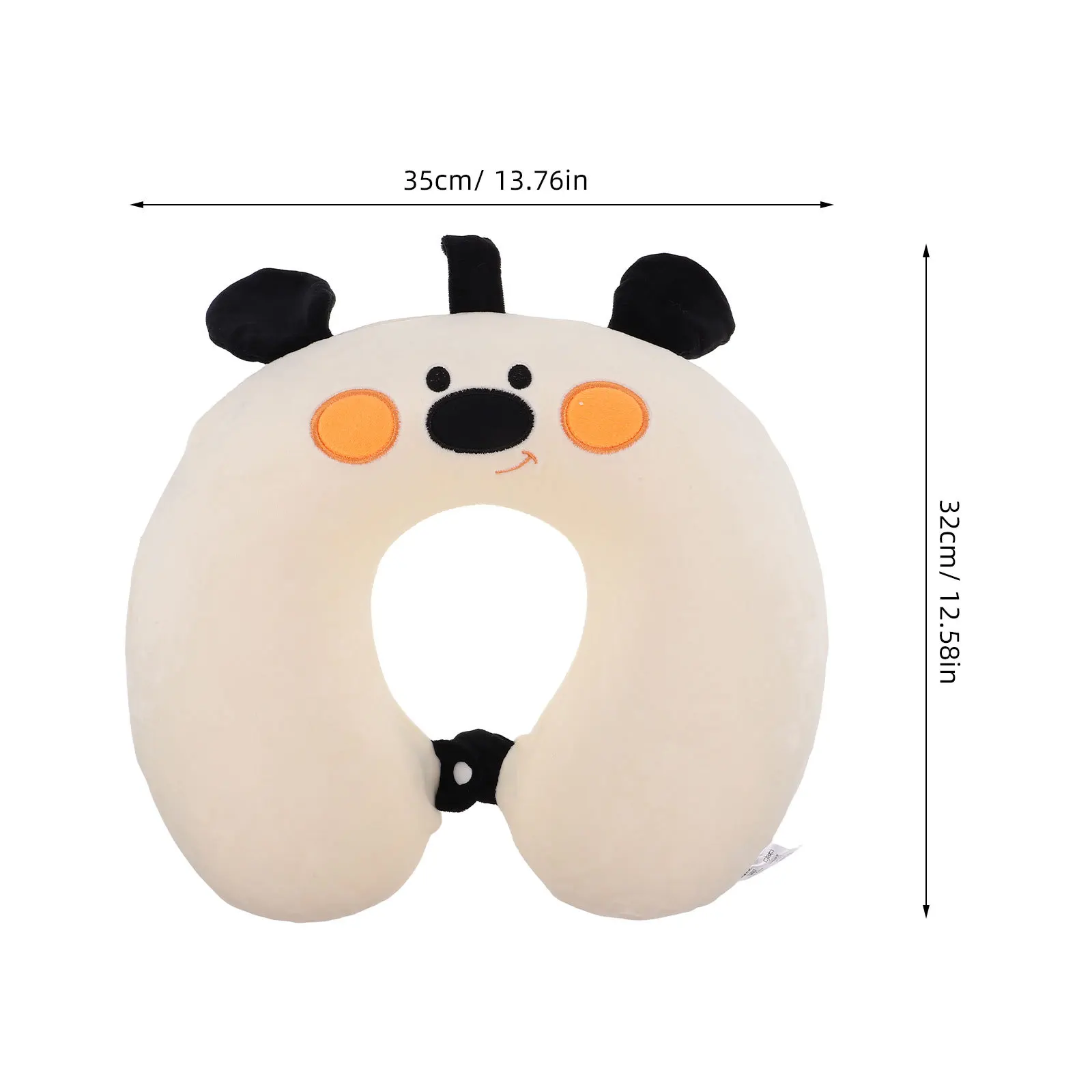 لطيف الكرتون سيارة مسند الرأس وسادة الرقبة رغوة الذاكرة على شكل حرف U وسادة السفر للأطفال الكبار دعم الرقبة للطائرة قطار السيارات #5