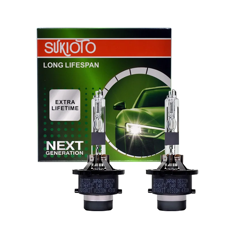 

2PCS SUKIOTO 4800LM 4300K D2S Xenon Lights 35W D2R 6000K HID Headlight Bulbs 8000K D4S HID Xenon Headlamps 12V D4R Auto Lamps