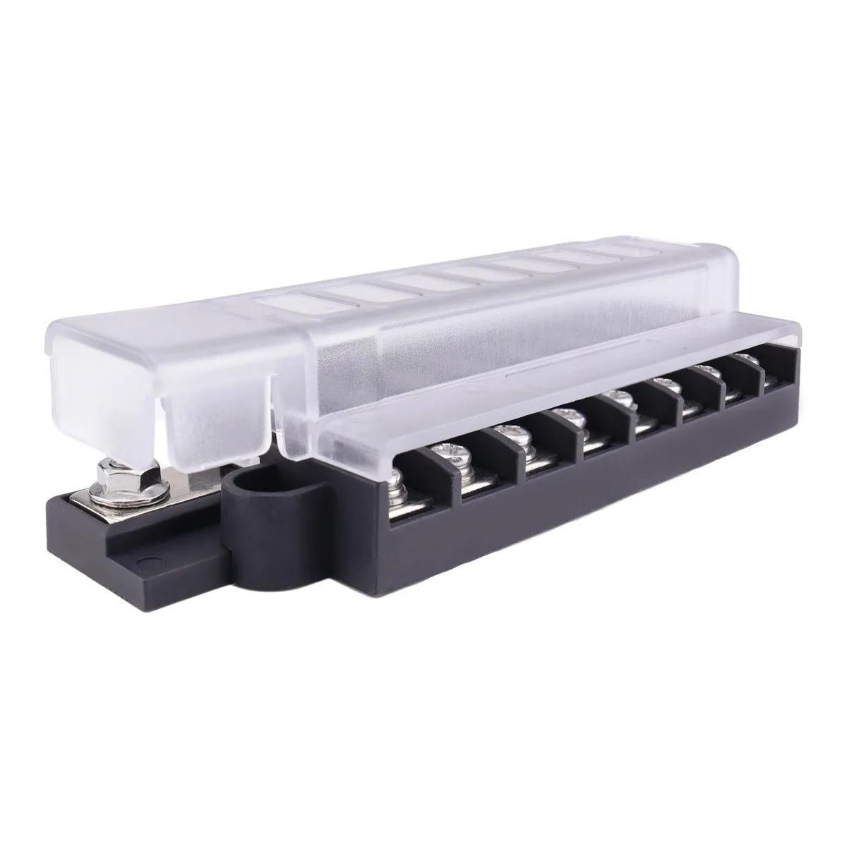 Car Boat Fuse Box Holder With 8 Way Blade Fuse Holder Block & Warning Indicator 12V~24V Power Distribution Panel Board